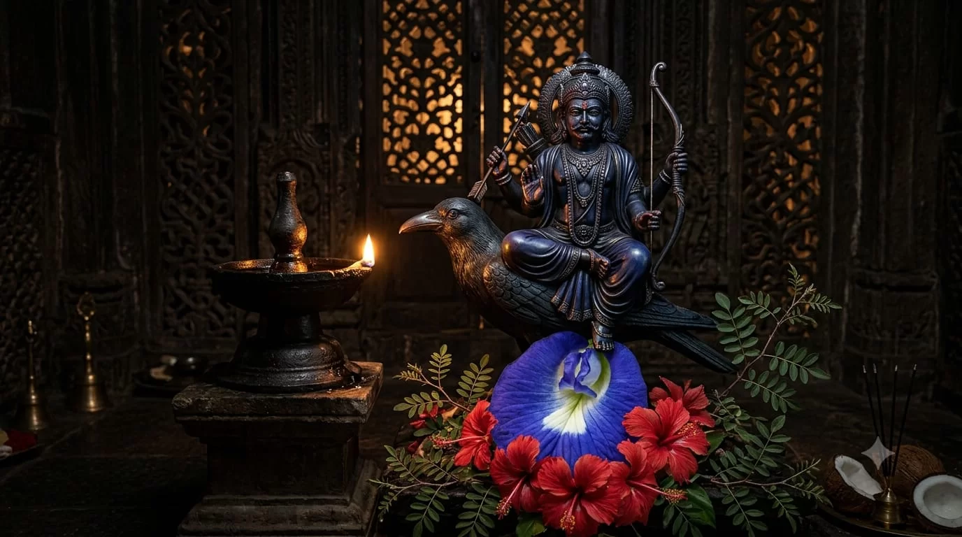 शनि चालीसा "जय गणेश गिरिजा सुवन, मंगल करण कृपाल "