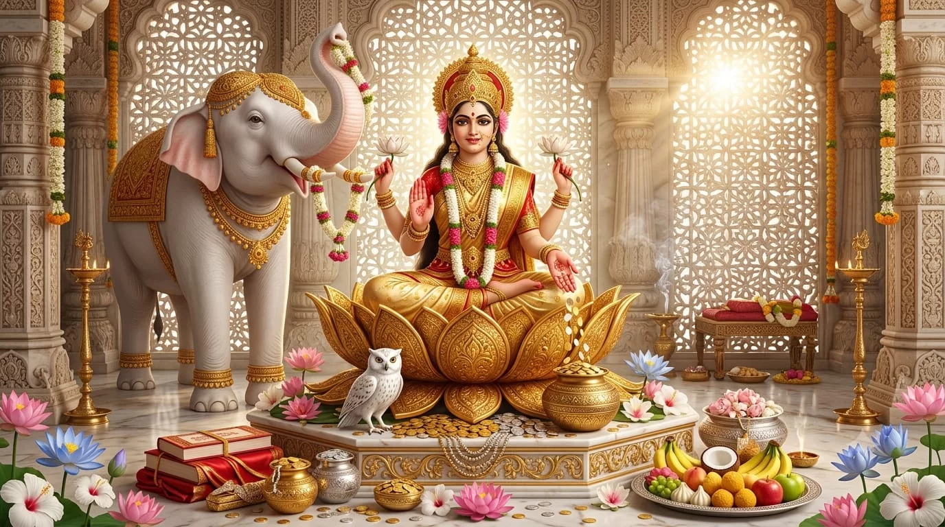 श्री लक्ष्मी चालीसा  "सिन्धु सुता मैं सुमिरौ तोही"...